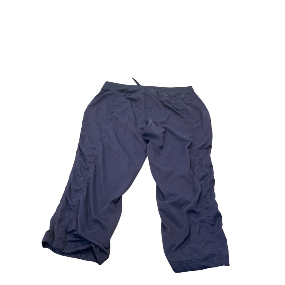 The North Face Women's Size XL Afrodite Navy Blue Cropped Pants Pockets Casual